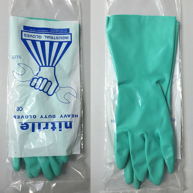 Nitrile Mechanic Glove - 8 Miếng/4 Đôi Chống Dầu Dài