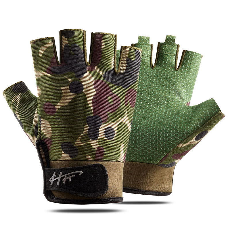 Cycling Glove Padded - 1 Đôi Găng Tay Câu Cá