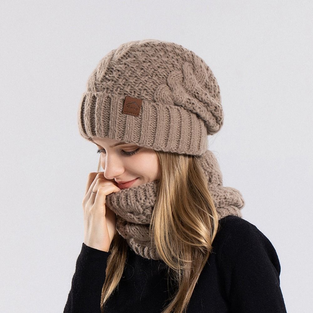 Soft Winter Beanie Hat Scarf S - đánh giá và giá Wool Glove Lined