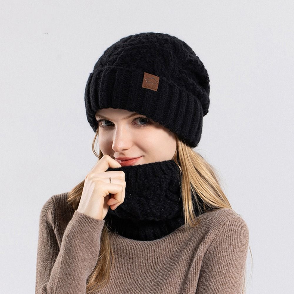 Soft Winter Beanie Hat Scarf S - đánh giá và giá Wool Glove Lined