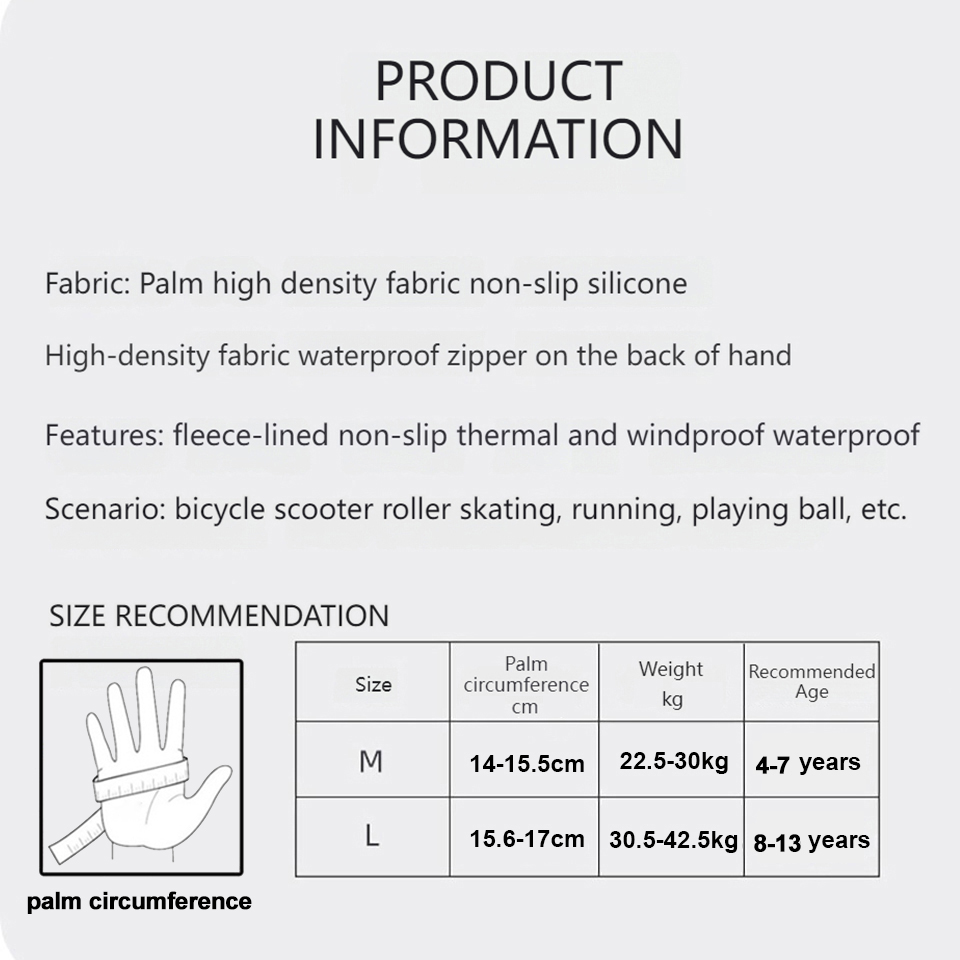 GTUBIKE Children's Gloves Warm - đánh giá và giá Ski Glove Waterproof