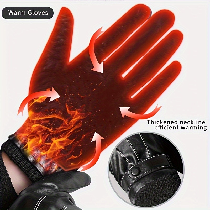 1Pair Winter Gloves Warm Drivi - đánh giá và giá Leather Driving Glove