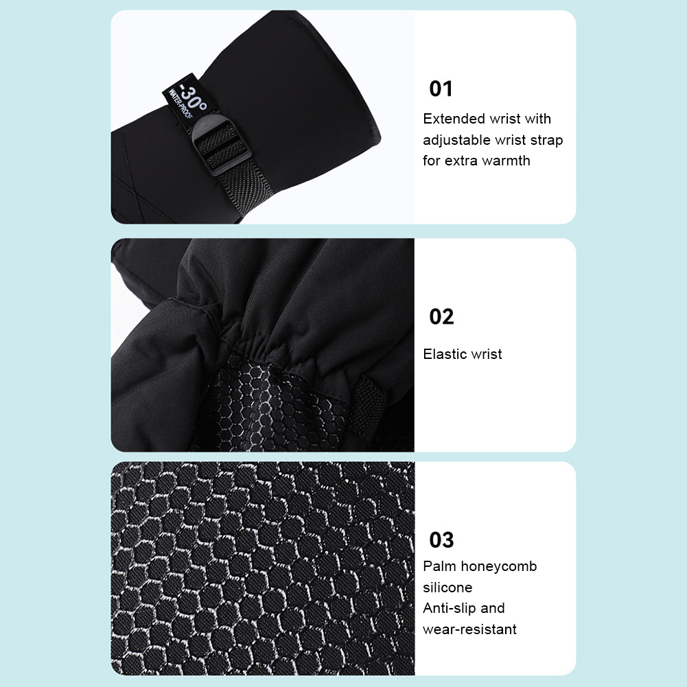 Ski Mittens Waterproof Snow Gl - đánh giá và giá Ski Glove Waterproof