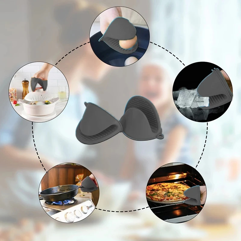 2pcs Mini Oven Gloves Silicone - đánh giá và giá Oven Mitt Silicone