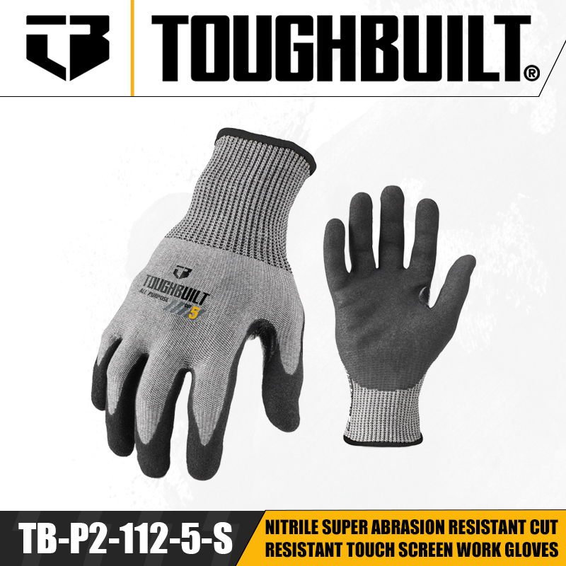 TOUGHBUILT TB-P2-112-5-L/S/M N - đánh giá và giá Nitrile Mechanic Glove