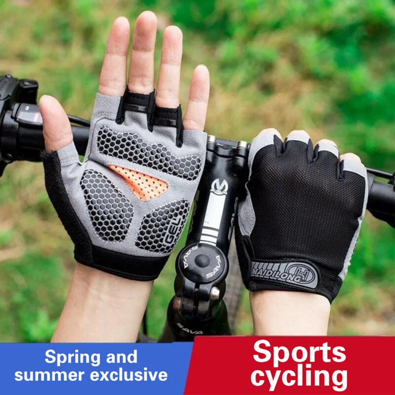 Half Finger Cycling Gloves Men - đánh giá và giá Fingerless Glove Knit