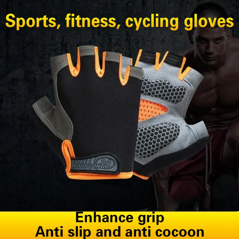 Half Finger Cycling Gloves Men - đánh giá và giá Fingerless Glove Knit