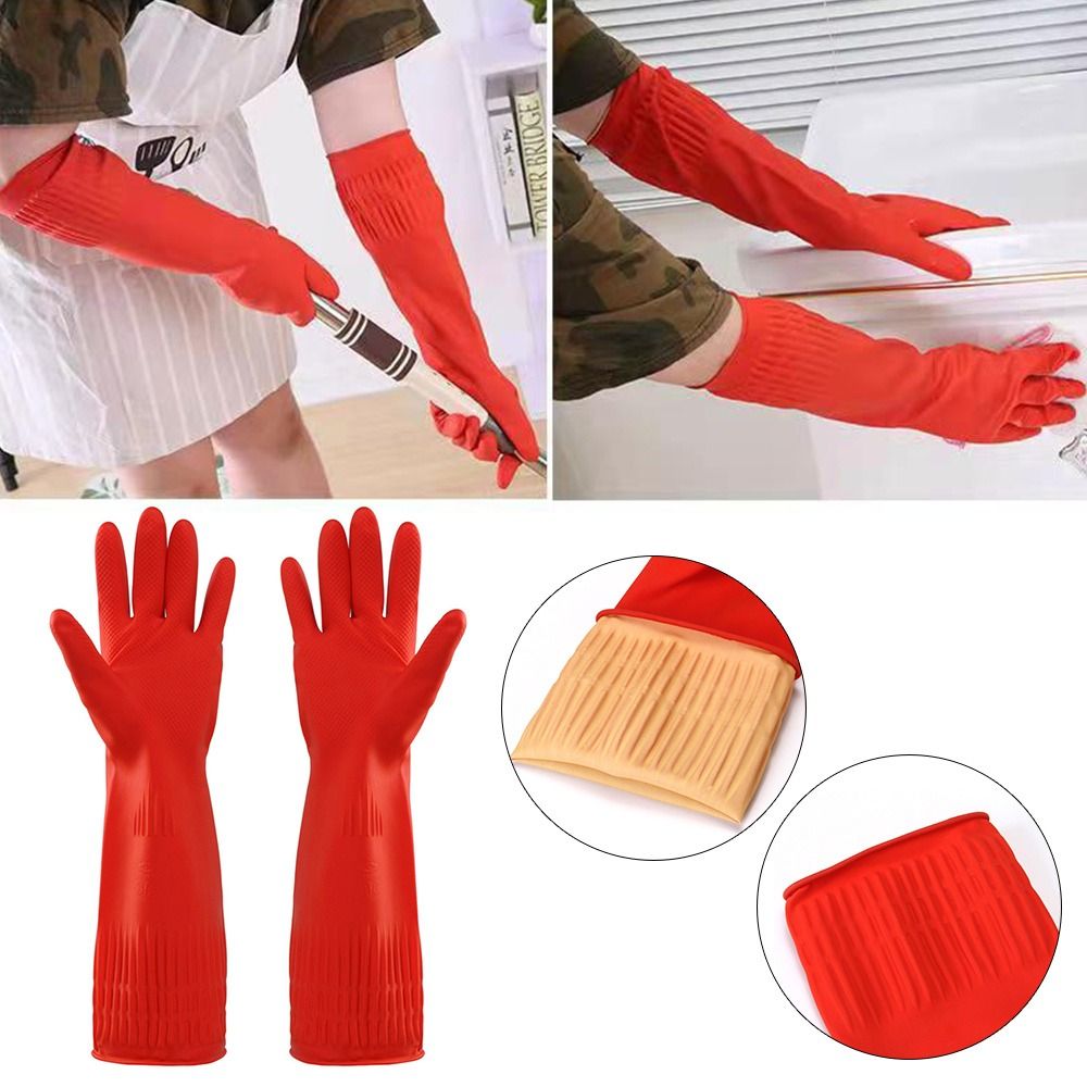 1 Pair Heavy Duty Rubber Glove - đánh giá và giá Dish Glove Rubber
