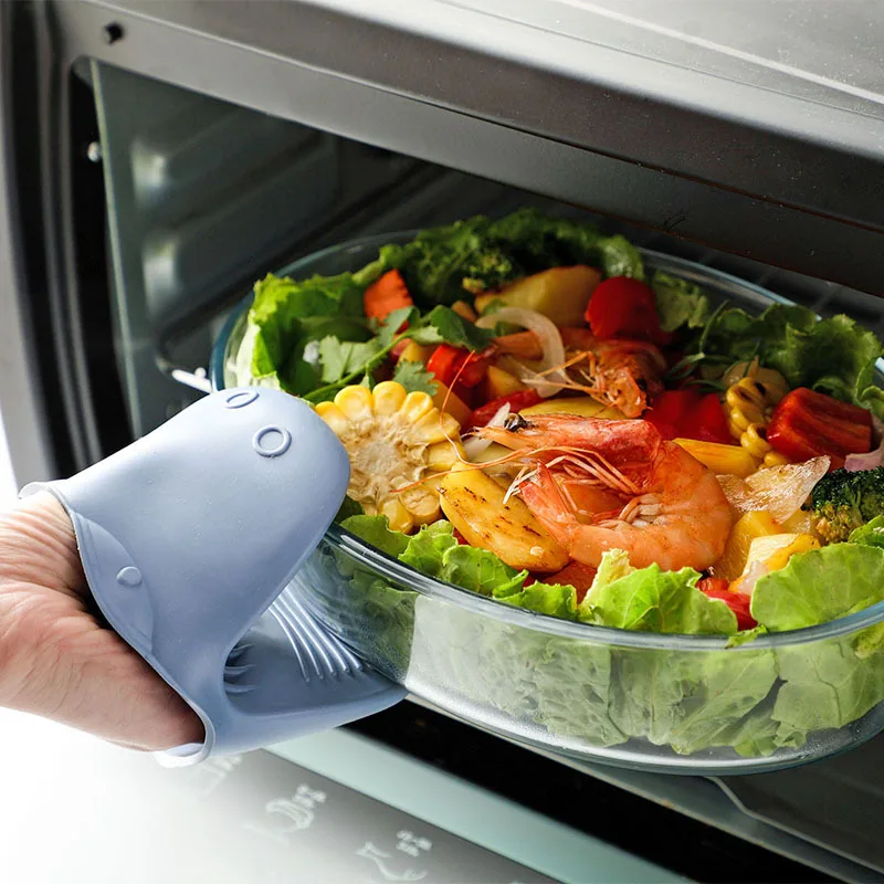 Thickened High-Temperature Res - đánh giá và giá Oven Mitt Silicone