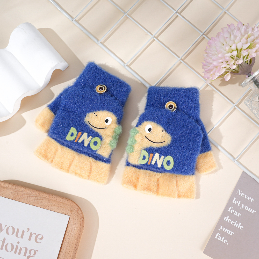 Winter Knitting Cute Dinosaur  - đánh giá và giá Winter Glove Insulated