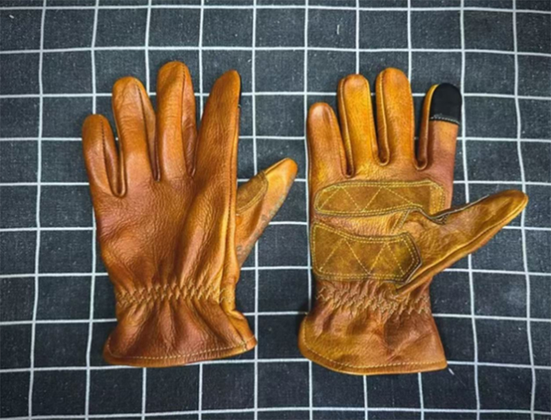 Handmade Genuine Leather Retro - đánh giá và giá Motorcycle Glove Knuckle