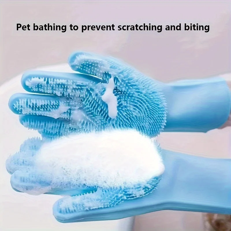 Multifunctional Silicone Pet G - đánh giá và giá Rubber Glove Cleaning