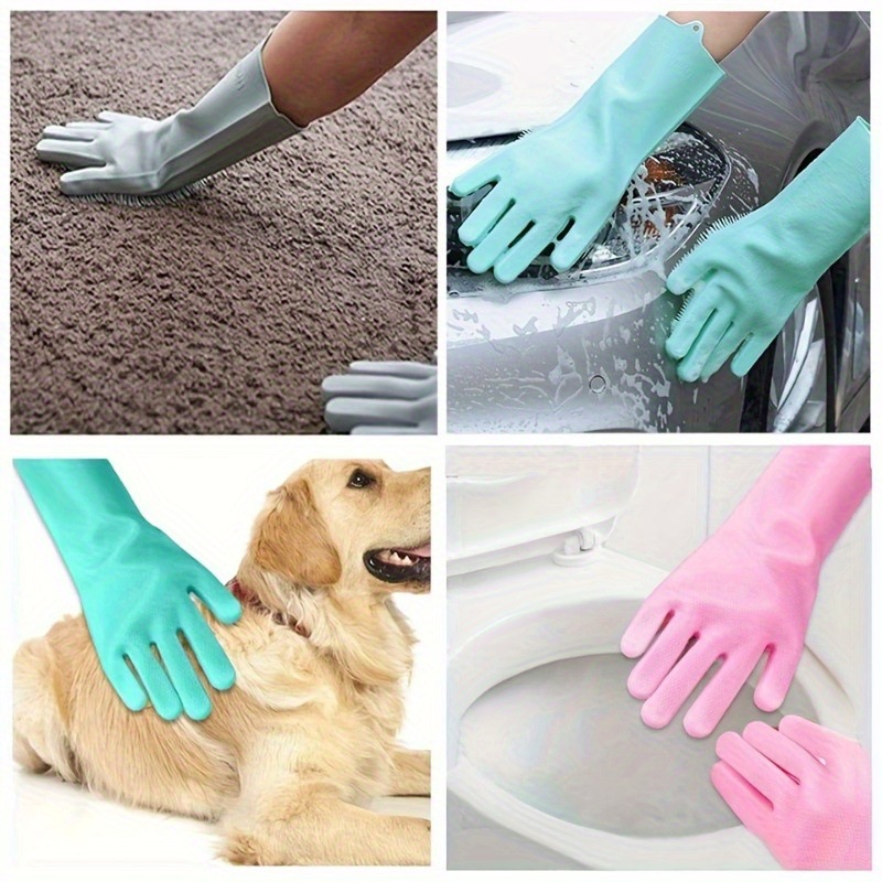 Multifunctional Silicone Pet G - đánh giá và giá Rubber Glove Cleaning