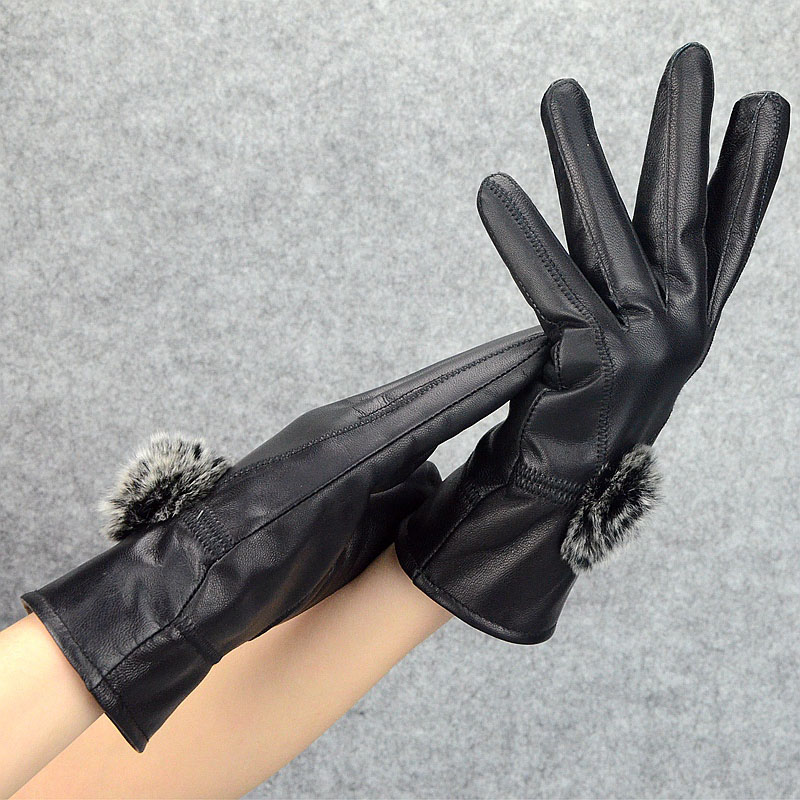 Phụ Nữ Mùa Đông Chính Hãng Da  - đánh giá và giá Wool Glove Lined
