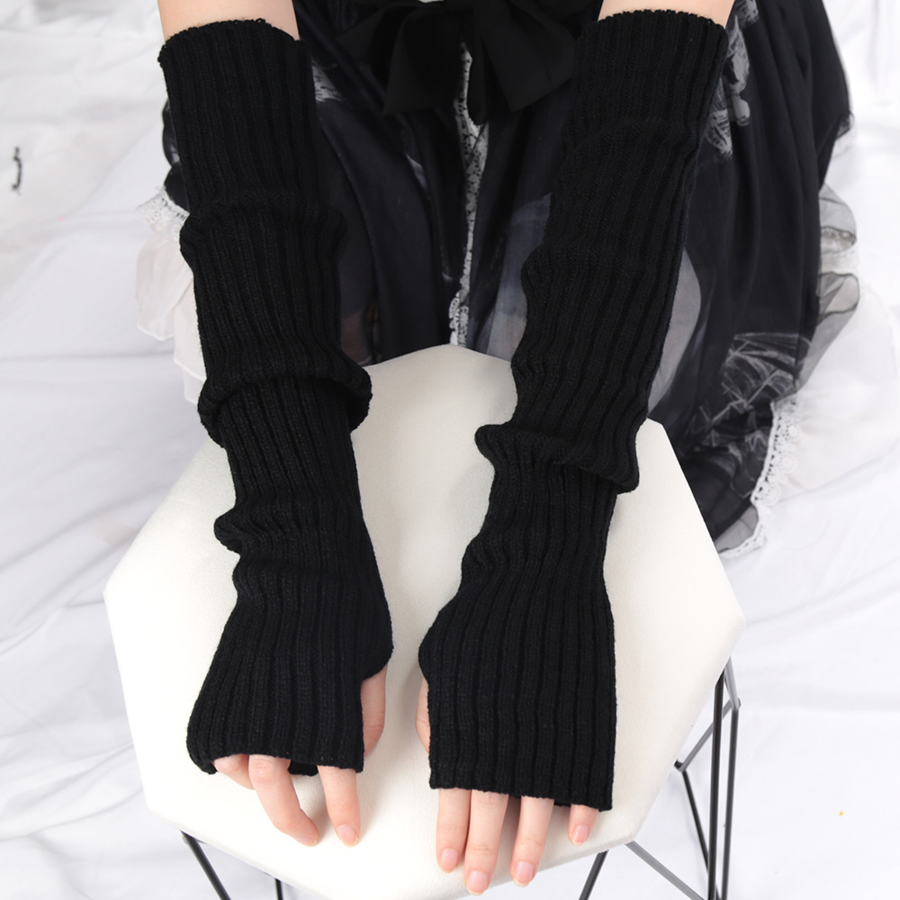 2025 New 52cm Women Knit Arm S - đánh giá và giá Fingerless Glove Knit