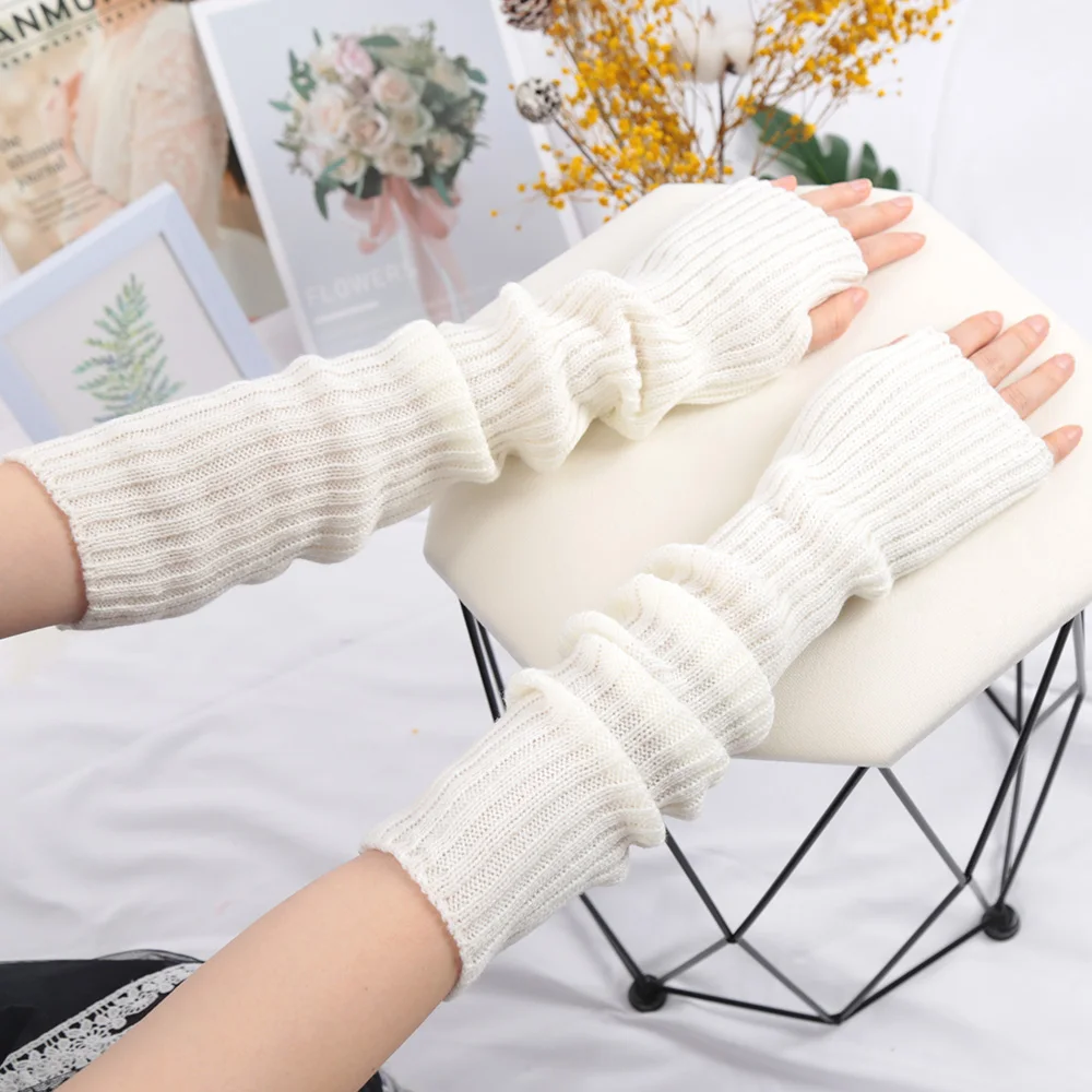2025 New 52cm Women Knit Arm S - đánh giá và giá Fingerless Glove Knit