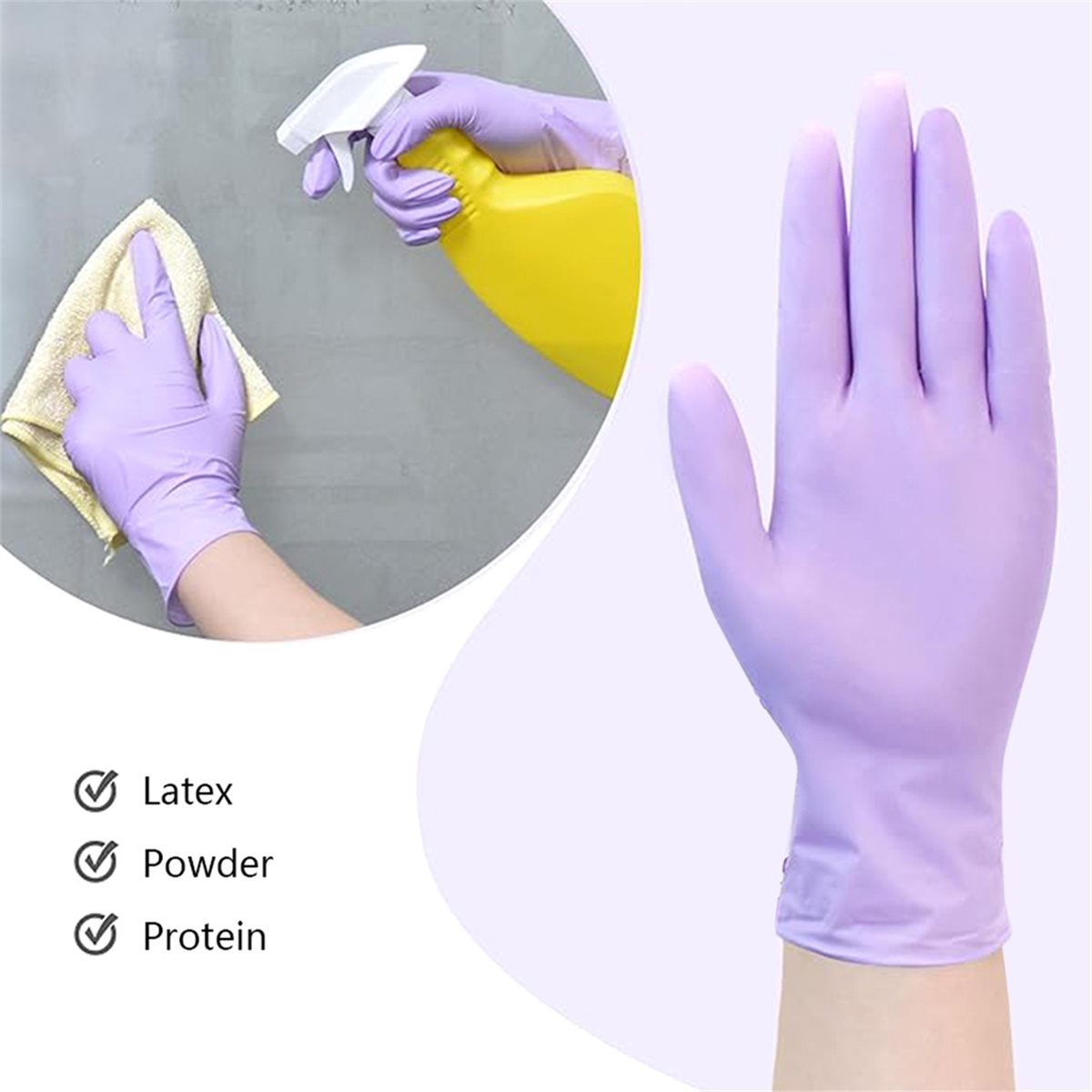 High Quality 100pcs Nitrile Ex - đánh giá và giá Exam Glove Nitrile