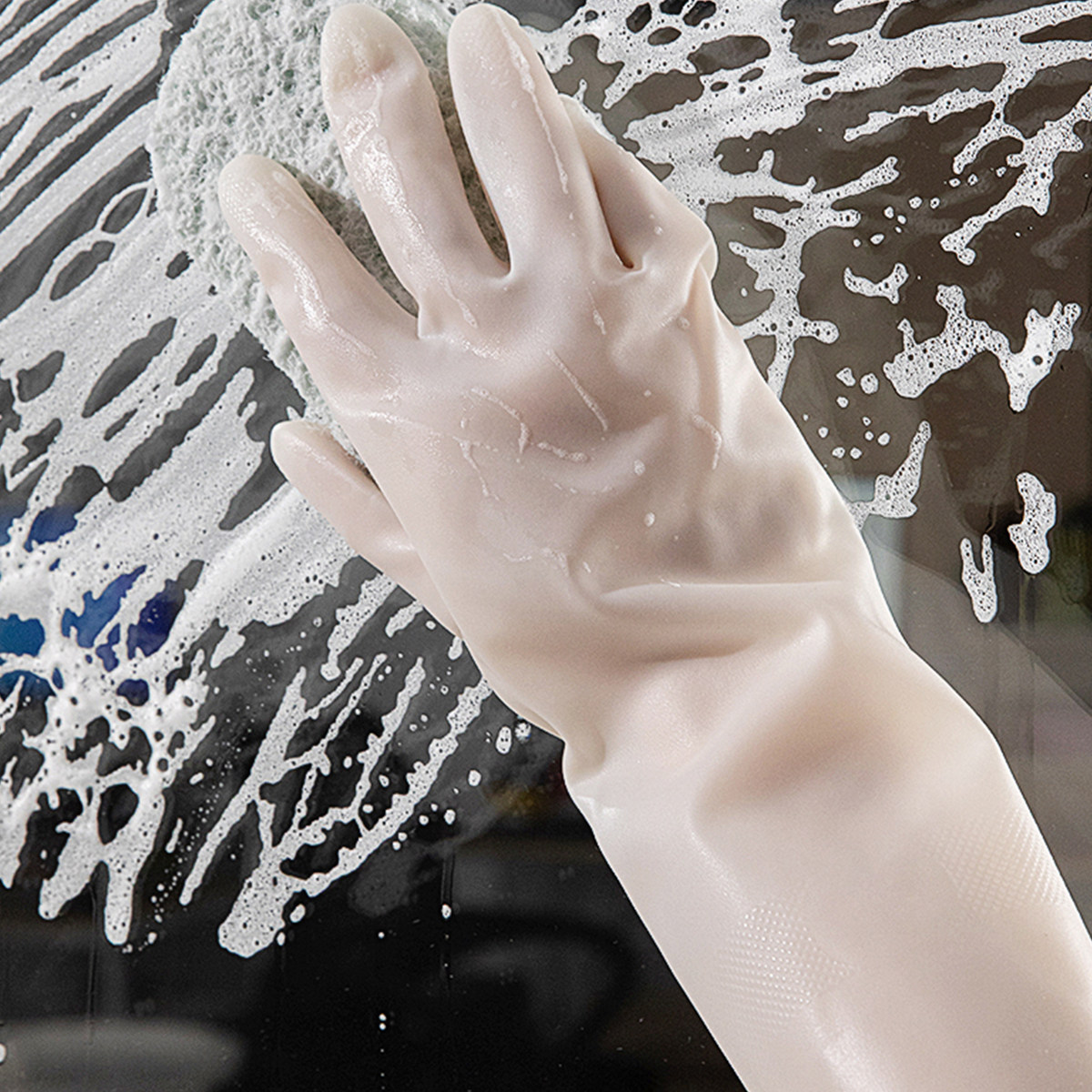 1Pair Waterproof Dishwashing G - đánh giá và giá Dish Glove Rubber