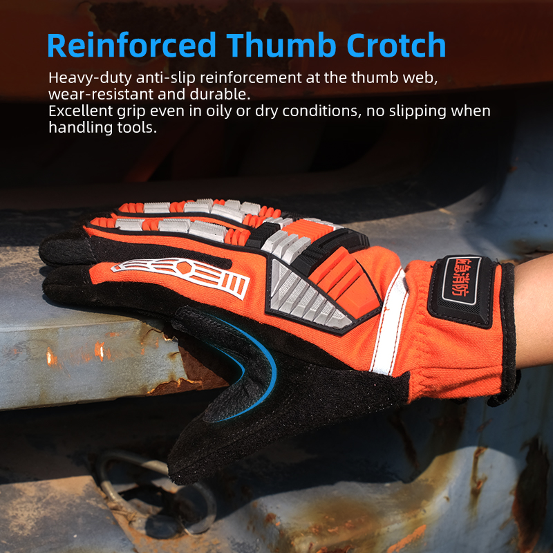 XYEHS 1 Pair TPR Impact Resist - đánh giá và giá Work Glove Impact