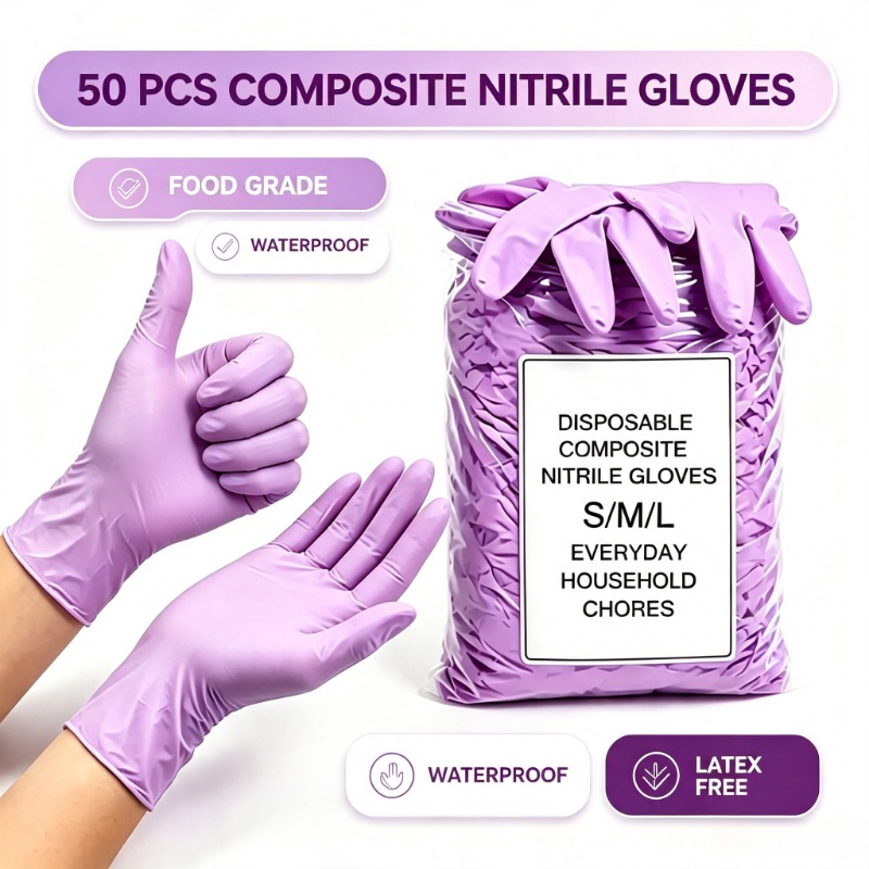 50PCS Nitrile Exam Gloves Disp - đánh giá và giá Exam Glove Nitrile